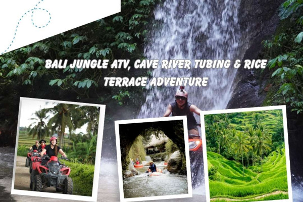 Bali Jungle ATV, Cave River Tubing & Rice Terrace Adventure