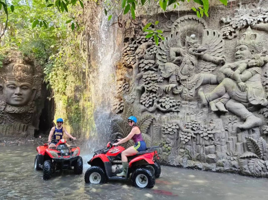 Bali Quad Bike Adventure with Pool & Bar