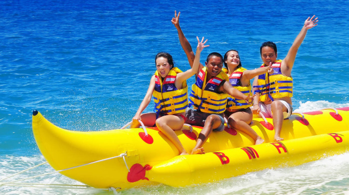 Banana Boat + Flying Fish + Donut Slider