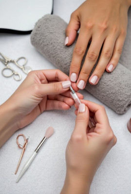 BIAB (Builder Gel) Polish Change – Nail Color Refresh Bali