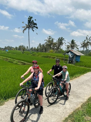 Combo Package Bali Down Hill Cycling and Rafting Ubud Bali Ayung River
