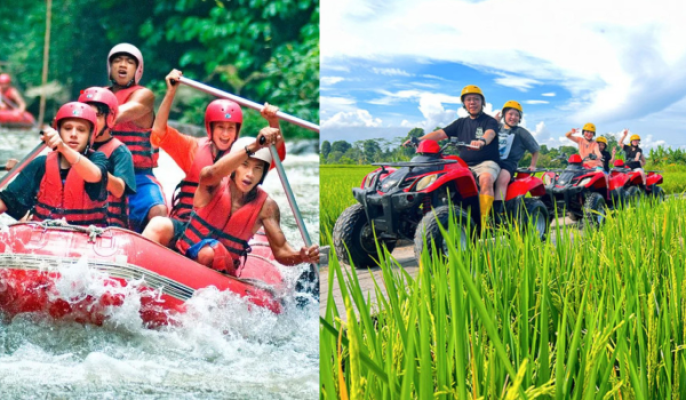 COMBO TOUR: ATV Ride + Ayung River Rafting in One Day