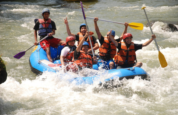 Full-Day Ayung River White Water Rafting and Ubud Tour