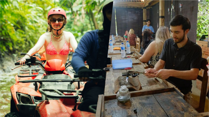Jungle ATV Bali Quad Bike and Silver Jewelery Making Class
