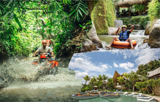 Jungle ATV Bali Quad Bike, River Tubing and Tlaga Singha