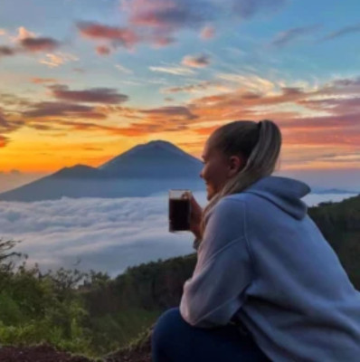 Kintamani Coffee Tour – Volcano Views & Waterfall Experience