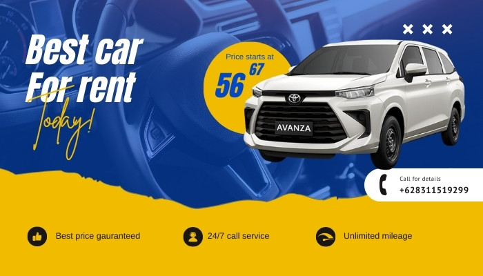 Rent Toyota All New Avanza Redefining Comfort And Style 24/7