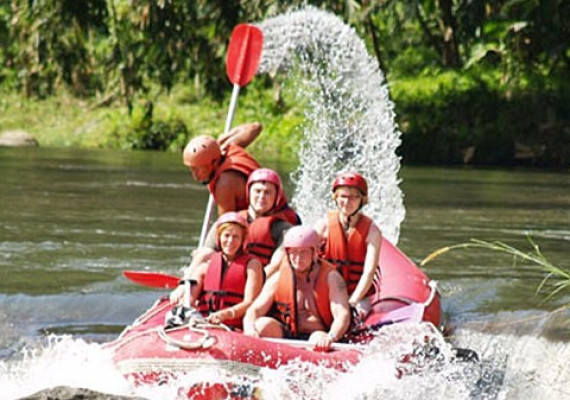 TELAGA WAJA  RAFTING + ZIPLINE - AFTERNOON TRIP OWN TRANSPORT - FOREINER  PRICE