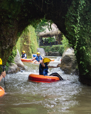 Tubing Cave Lazy River at Tegalalang Ubud